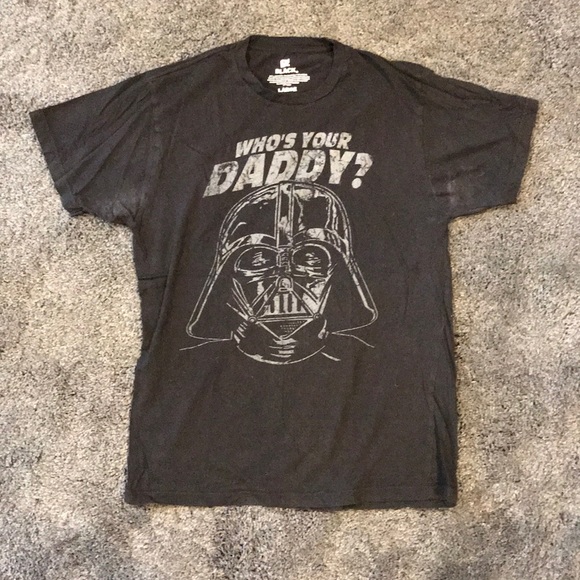 STAR WARS “Who’s Your Daddy” Darth Vader Tee - Picture 1 of 1